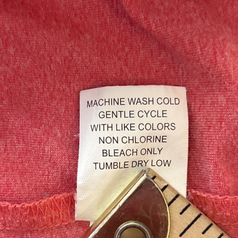 Johnnie-O Mens XXL Quarter Zip Pullover Coral Pink Heather Long Sleeve Golf Top - Picture 7 of 8